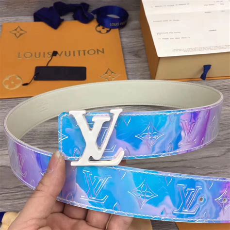 louis vuitton rainbow belt|reflective louis vuitton belt.